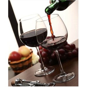 Ly thủy tinh Madison Burgundy Ocean 650ml