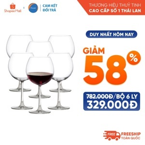Ly thủy tinh Madison Burgundy Ocean 650ml