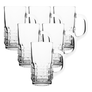 Bộ 6 ly thủy tinh Union Glass có quai UG 131 - 325ml