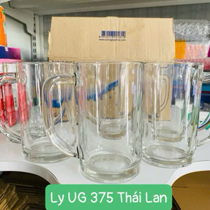 Bộ 6 ly thủy tinh Union Glass cao có quai UG375 535ml