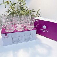 Bộ 6 Ly Thủy Tinh Uống Bia , Nước Ngọt