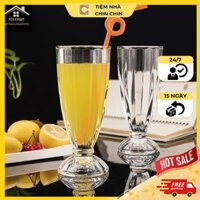 Bộ 6 Ly Thủy Tinh Uống Sinh Tố Ly Thủy Tinh Uống Nước Ép Ly Thủy Tinh Cao Cấp MC32