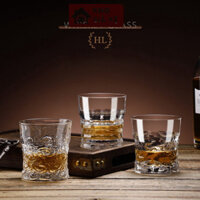 BỘ 6 LY TT CHUYÊN DỤNG CHO WHISKY | CỐC THỦY TINH CAO CẤP | Ly uống rượu mạnh 310ml miệng loe