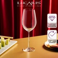 Bộ 6 Ly Uống Rượu Vang Đỏ Pha Lê Cao Cấp Lucaris Bordeaux 755ml Nhập Khẩu Chính Hãng Không Chứa Chì - Shanghai S03BD26