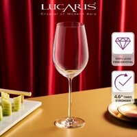 Bộ 6 Ly Uống Rượu Vang Đỏ Pha Lê Cao Cấp Lucaris Bordeaux Grande 995ml Nhập Khẩu Chính Hãng Độ Bền Cao Shanghai S03BD35
