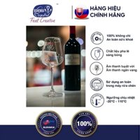 Bộ 6 ly uống rượu vang pha lê bohemia 450 ml Tiệp Khắc