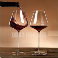 Bộ 6 ly uống rượu vang pha lê sâm panh cốc vang đỏ wine glass ben dep cai thien huong vi cua ruou