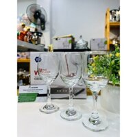 BỘ 6 LY UỐNG RƯỢU VANG THỦY TINH DUNG TÍCH 125ML GL3088 ĐẸP GIÁ RẺ TRONG SUỐT