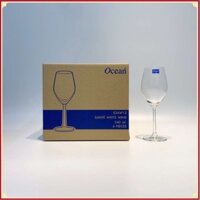 Bộ 6 ly uống rượu vang champagne thủy tinh thái lan Ocean Madison White Wine dung tích 340ml - 26W12 đẹp cao cấp rẻ
