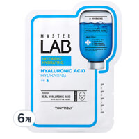 Bộ 6 Mặt Nạ Dưỡng Da Hyaluronic Acid TONYMOLY Master 19g Sản Xuất Tại Hàn Quốc