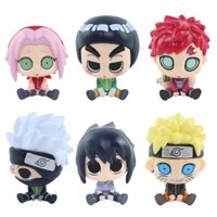 Bộ 6 Mô Hình Nhân Vật uzumaki naruto gaara haruno sakura Kích Thước 6-8cm Bằng pvc Để Bàn Trang Trí