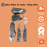 Bộ 6 Món AB 2023-2025- Màu carbon Bao Gồm: Bô + Bầu + Quạt + Thảm + Mỏ Rè Trước Sau -Cam Kết