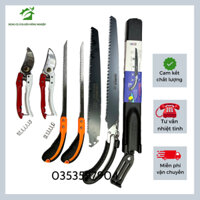 Bộ 6 Món Cưa Kéo Tiện Dụng Cắt Tỉa Cây Cảnh Bonsai ( Cưa Baker 35cm, Lưỡi Baker,2 Cưa Lách,2 Kéo Cắt Cành)