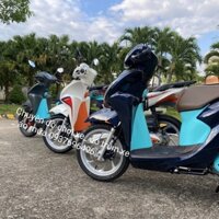 Bộ 6 món nhựa nhám màu dành cho vision 2020-2021