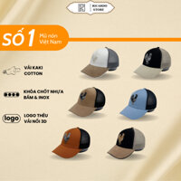 Bộ 6 mũ logo gà trống, mũ lưỡi trai thời trang siêu đẹp siêu hot, nón kết lưới cao cấp tặng hộp đựng