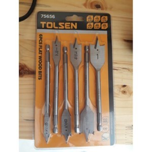 Bộ 6 mũi khoan gỗ Tolsen 75656