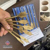 Bộ 6 mũi khoan khoét lỗ trên gỗ, nhựa, thạch cao hình đuôi cá