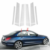 Bộ 6 thanh nẹp cột B và C cánh cửa xe ô tô Mercedes E200 và E300