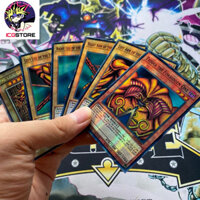 Bộ 6 Thẻ Bài YugiOh Thần Sức Mạnh Exodia - Secret Rare - Tặng bọc bài bảo quản.