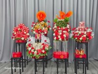 Bộ 6 Tráp Ăn Hỏi Tone Đỏ Chất Lượng