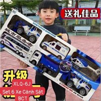 Bộ 6 Xe Ô Tô Đồ Chơi Công Trình Xây Dựng Chạy Đà Siêu To