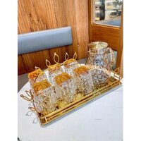 Bộ 6c cốc thuỷ tinh cao cấp, Bộ ly uống rượu tây cao cấp