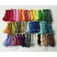 bó 6m-6m5 mã số 1-19 dây cotton thắt vòng 1mm nguyên liệu thủ công - 2