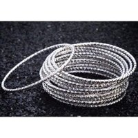 Bộ 7 chiếc vòng ximen bằng inox bao không đen - Ni 48