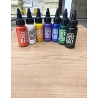Bộ 7 mầu mực xăm trên da người chát lượng ổn định