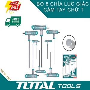 Bộ 8 chìa lục tay cầm chữ T Total THHW8081