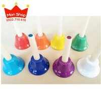 Bộ 8 chuông định âm - chuông tay-- Góc âm nhạc, dụng cụ thanh nhạc