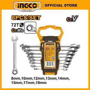 Bộ 8 cờ lê vòng miệng tự động Ingco HKSPAR1082