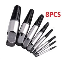 Bộ 8 đầu vặn vít gãy 3-26mm, Bộ tháo ốc gãy, lấy vít gãy chuyên dụng- thép siêu cứng-siêu bền