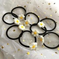Bộ 8 dây buộc tóc hoa cúc họa mi