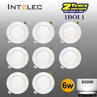 Bộ 8 đèn led âm trần (downlight) tròn INTELEC 6w