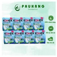 Bộ 8 GÓI BĂNG VỆ SINH DÀY KHÔNG CÁNH MỎNG / CÁNH DÀY KOTEX KHÔ THOÁNG 5 IN 1