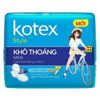 Bộ 8 gói BVS Kotex dày cánh 8 miếng Mẫu Mới nhất