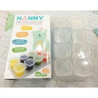 Bộ 8 hộp đựng đồ ăn dặm Nanny 40ml