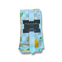 Bộ 8 Khăn Ăn Vuông Quả Chanh Vàng – Hiệu Tahari Home