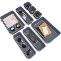 Bộ 8 khay chia ngăn kéo tủ bếp khay đựng mỹ phẩm VOI VUÔNG
