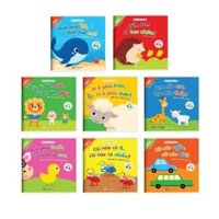 Bộ 8 Sách Ehon Toán Học Đời Đầu Cho Bé, Bản Song Ngữ, Phù Hợp Cho Bé 0-3 Tuổi
