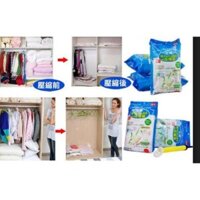 Bộ 8 túi hút chân không cất chăn màn quần áo tiết kiệm 80% diện tích