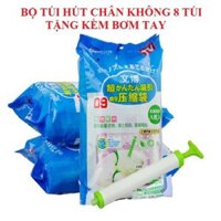 BỘ 8 TÚI HÚT CHÂN KHÔNG KÈM BƠM TAY