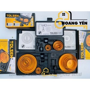 Bộ 8 vòng khoét lỗ lớn Tolsen 75866