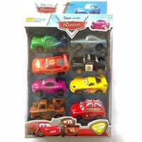 Bộ 8 Xe Đồ Chơi Mô Hình Disney Car Chạy Bánh Đà Cực Đẹp Cho Bé Trai