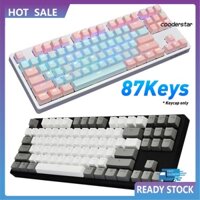 Bộ 87 nút bàn phím cơ pbt màu sắc xinh xắn