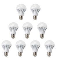 Bộ 9 bóng đèn LED BULB 3W (Ánh Sáng Vàng)