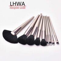 Bộ 9 Cọ Trang Điểm Chuyên Nghiệp LHWA Champagne Bộ Du Lịch Chất Lượng Cao