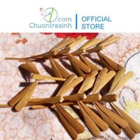 Bộ 9 con chuồn chuồn tre mộc sơn bóng 12cm