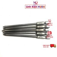 Bộ 9 đầu bắn vít DSL 4 cạnh dài 10cm cao cấp làm bằng thép không gỉ an toàn bền đẹp thiết bị điện tử Linh Kiện HuDu